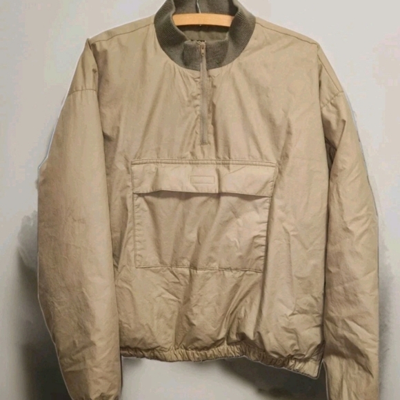 Vtg Polo Ralph Lauren Military Inspired DOWN Popkin ANORAK PULLOVER JACKET SZ.L - Picture 1 of 9